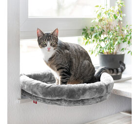 CanadianCat Company Love Seat Vensterbank Kattenbed licht grijs CanadianCat Company Love Seat Vensterbank Kattenbed licht grijs