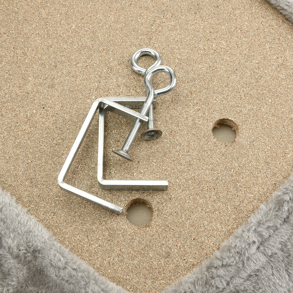 CanadianCat Company Vensterbank Kattenbed Snuggly Place licht grijs CanadianCat Company Vensterbank Kattenbed Snuggly Place licht grijs