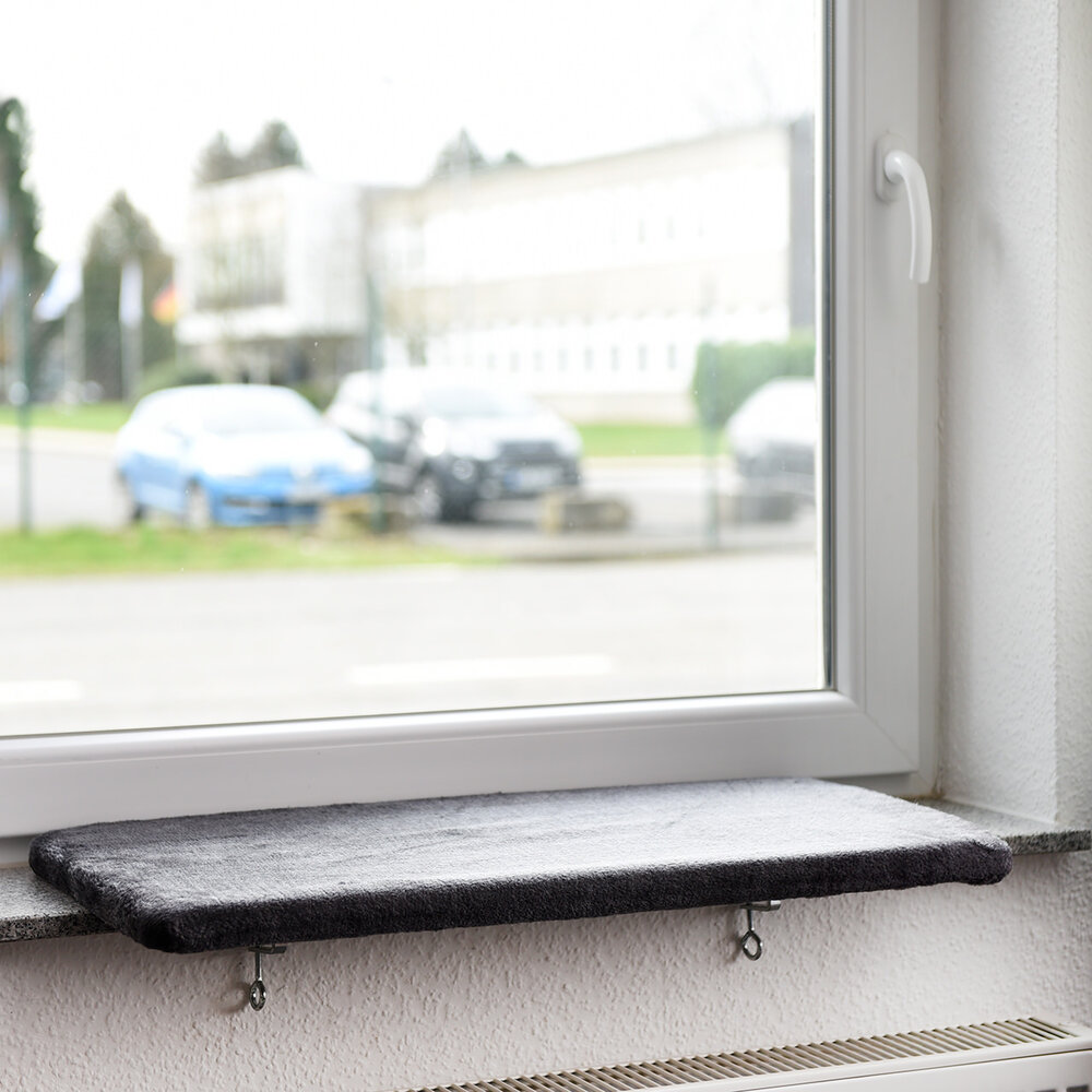 CanadianCat Company Vensterbank Kattenbed Snuggly Place antraciet CanadianCat Company Vensterbank Kattenbed Snuggly Place antraciet