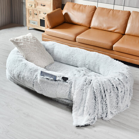 Little Lord Hondenbed XXL 190 cm licht grijs