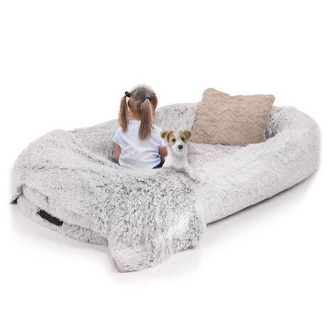 Little Lord Hondenbed XXL 190 cm licht grijs