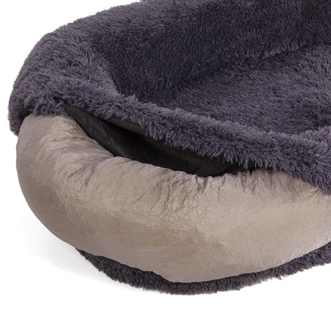 Little Lord Hondenbed XXL 190 cm donker grijs