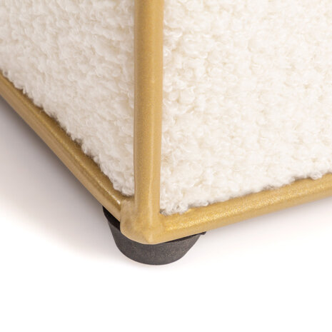 CanadianCat Company Kattenhuis Nelson Design Cave Teddy Wit/goud CanadianCat Company Kattenhuis Nelson Design Cave Teddy Wit/goud