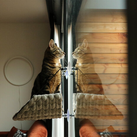 D&D Sofia Venster Raambed lichtgrijs