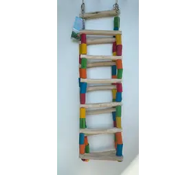 Pets Gifts Papegaaienspeelgoed Rainbow Ladder Swing 105 cm Pets Gifts Papegaaienspeelgoed Rainbow Ladder Swing 105 cm