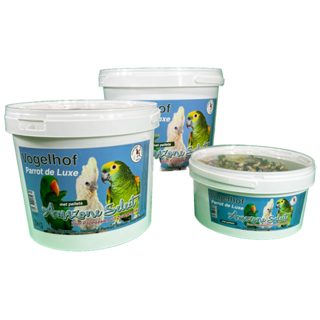 Vogelhof Amazone Papegaaien Voeding met Pellets