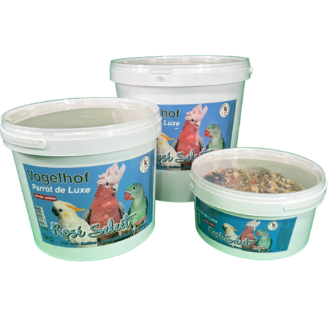 Vogelhof Rose Papegaaien en Kaketoes Voeding zonder Pellets Vogelhof Rose Papegaaien en Kaketoes Voeding zonder Pellets