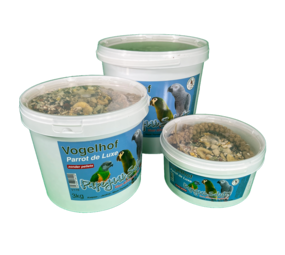 Vogelhof Afrikaanse Papegaaien Voeding met Pellets