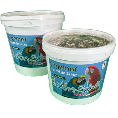 Vogelhof Ara Papegaaien Voeding met Pellets Vogelhof Ara Papegaaien Voeding met Pellets