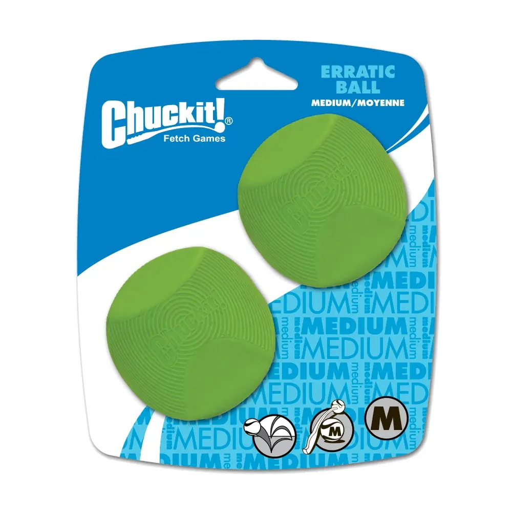 Chuckit Erratic Ball M (2 pack)