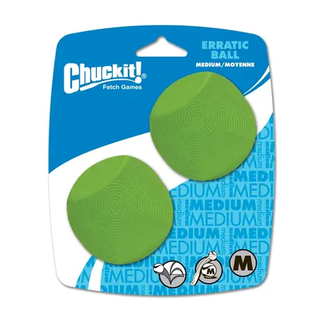 Chuckit Erratic Ball M (2 pack)