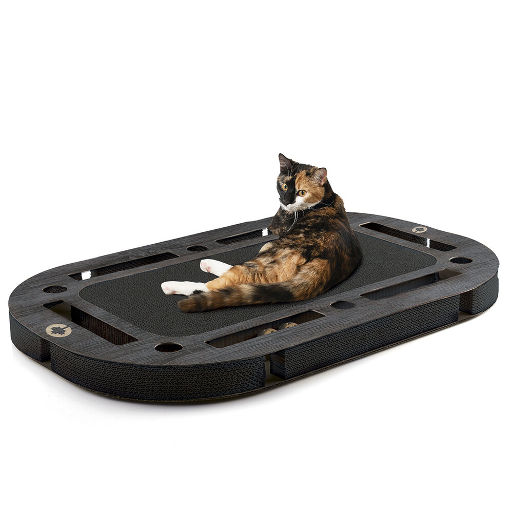 CanadianCat Company Playplate Black Edition Wood Look XXL CanadianCat Company Playplate Black Edition Wood Look XXL