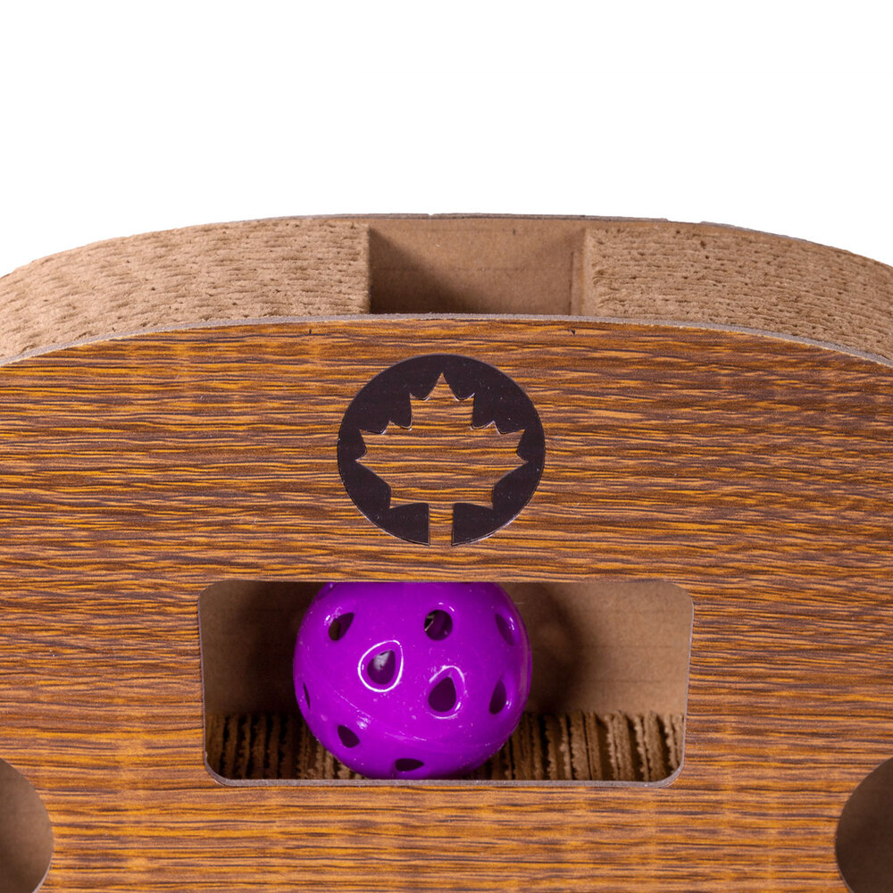 CanadianCat Company Playplate Walnoot Wood Look XL CanadianCat Company Playplate Walnoot Wood Look XL