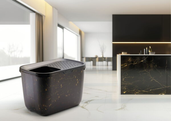 Savic Hop In Kattenbak Marble Grey Savic Hop In Kattenbak Marble Grey