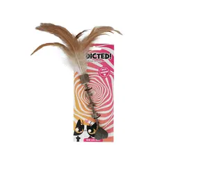 Addicted! Stick with Heart & Feathers kattenspeeltje