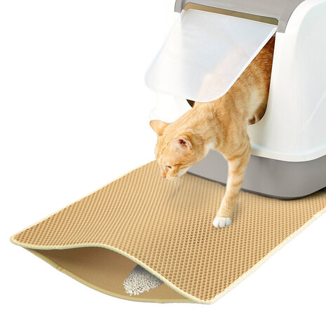 CanadianCat Company Kattenbak mat beige
