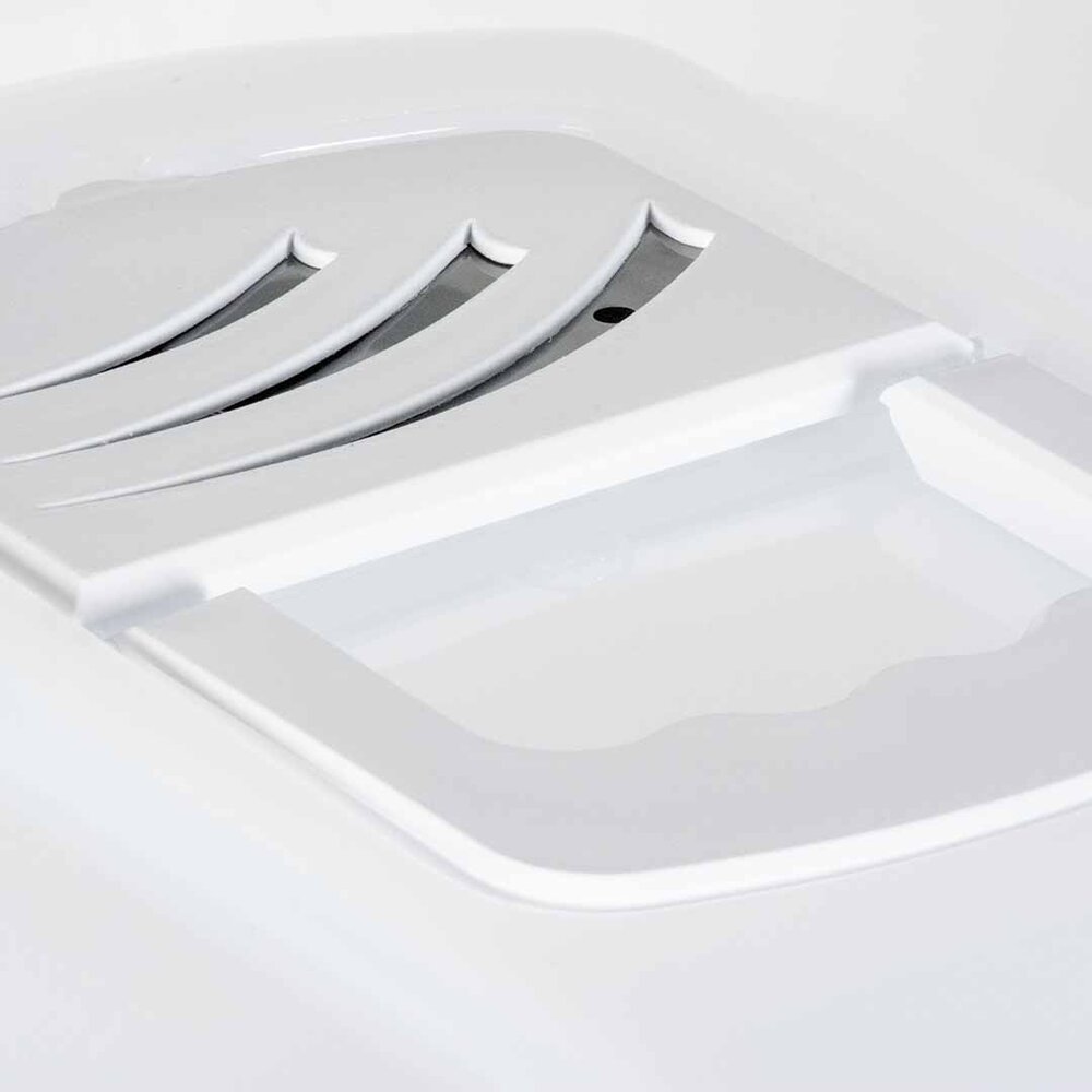 EBI Kattenbak Eclipse Transparant wit