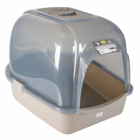 EBI Kattenbak Maine Coon Eclipse Transparant grijs XXL