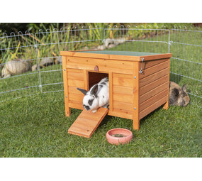 Trixie Konijnenhuis XL bruin 60x47x50cm