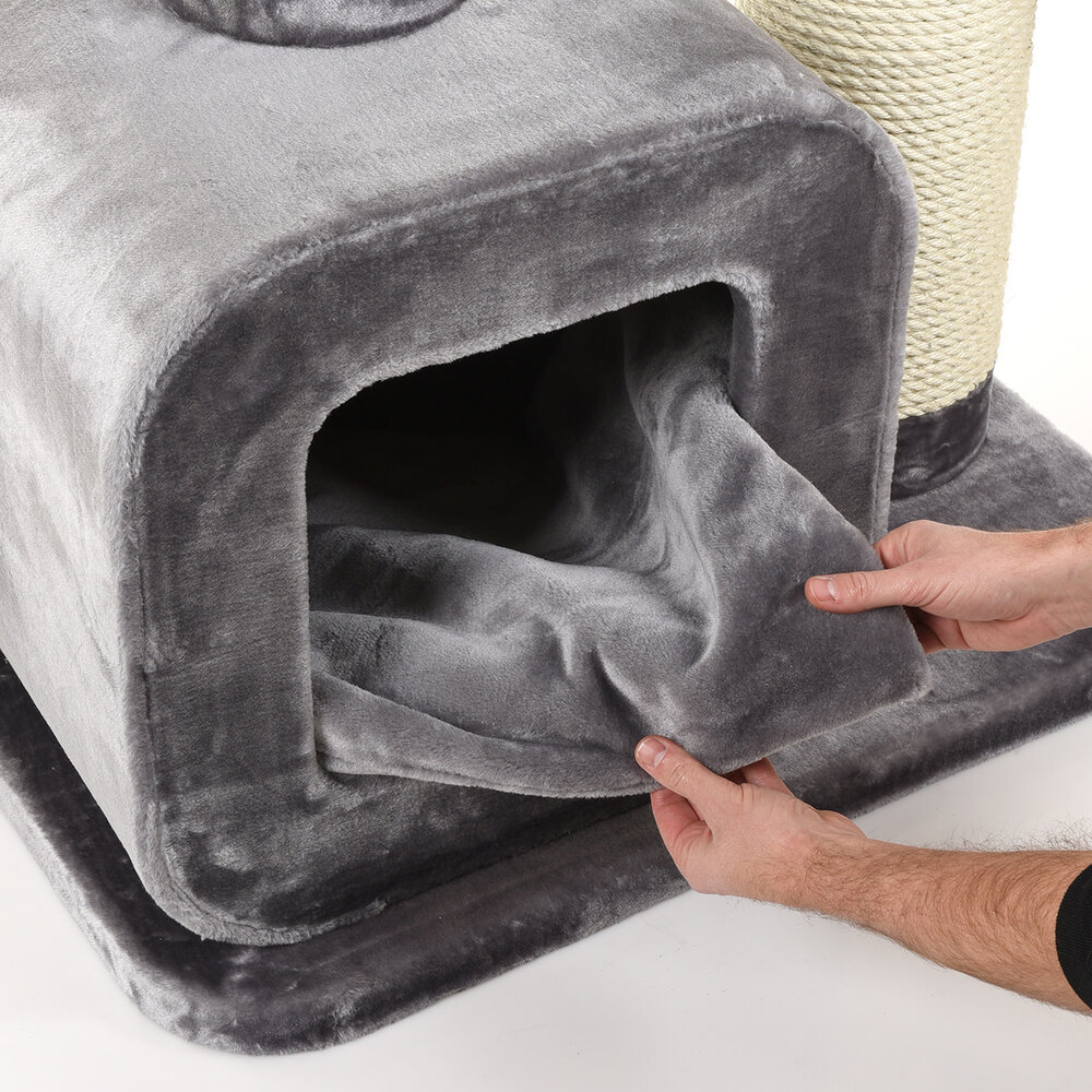 CanadianCat Company Krabpaal Maine Coon Alberta grijs CanadianCat Company Krabpaal Maine Coon Alberta grijs