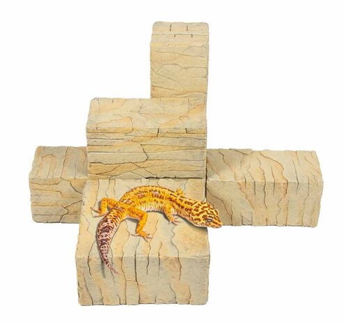 Terra Della Bouwstenen Terrarium Combo Rock beige