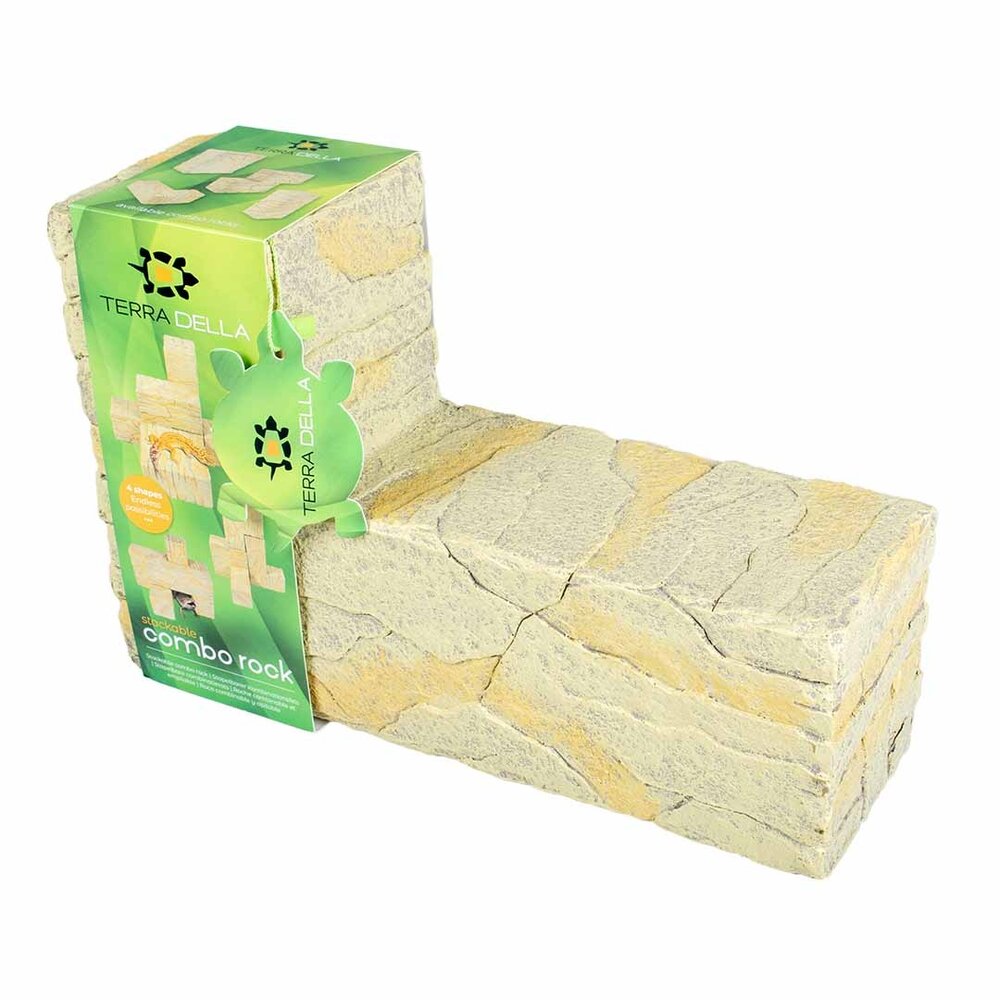 Terra Della Bouwstenen Terrarium Combo Rock beige
