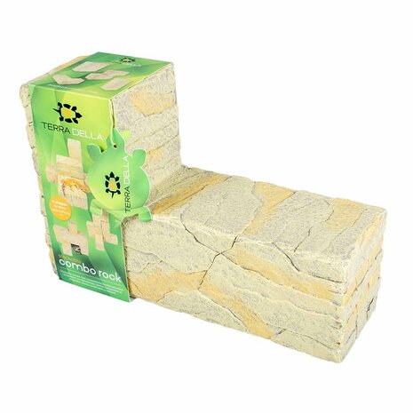 Terra Della Bouwstenen Terrarium Combo Rock beige