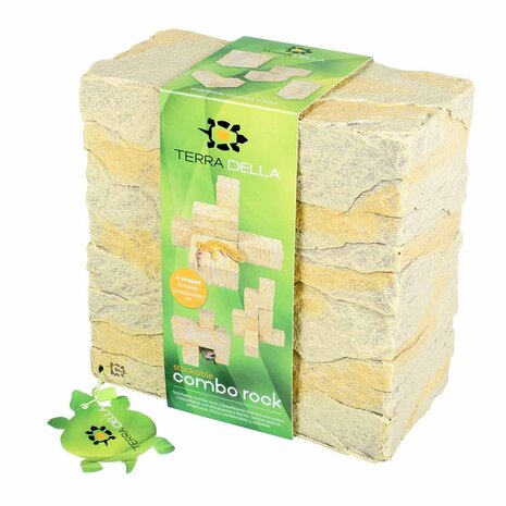 Terra Della Bouwstenen Terrarium Combo Rock beige