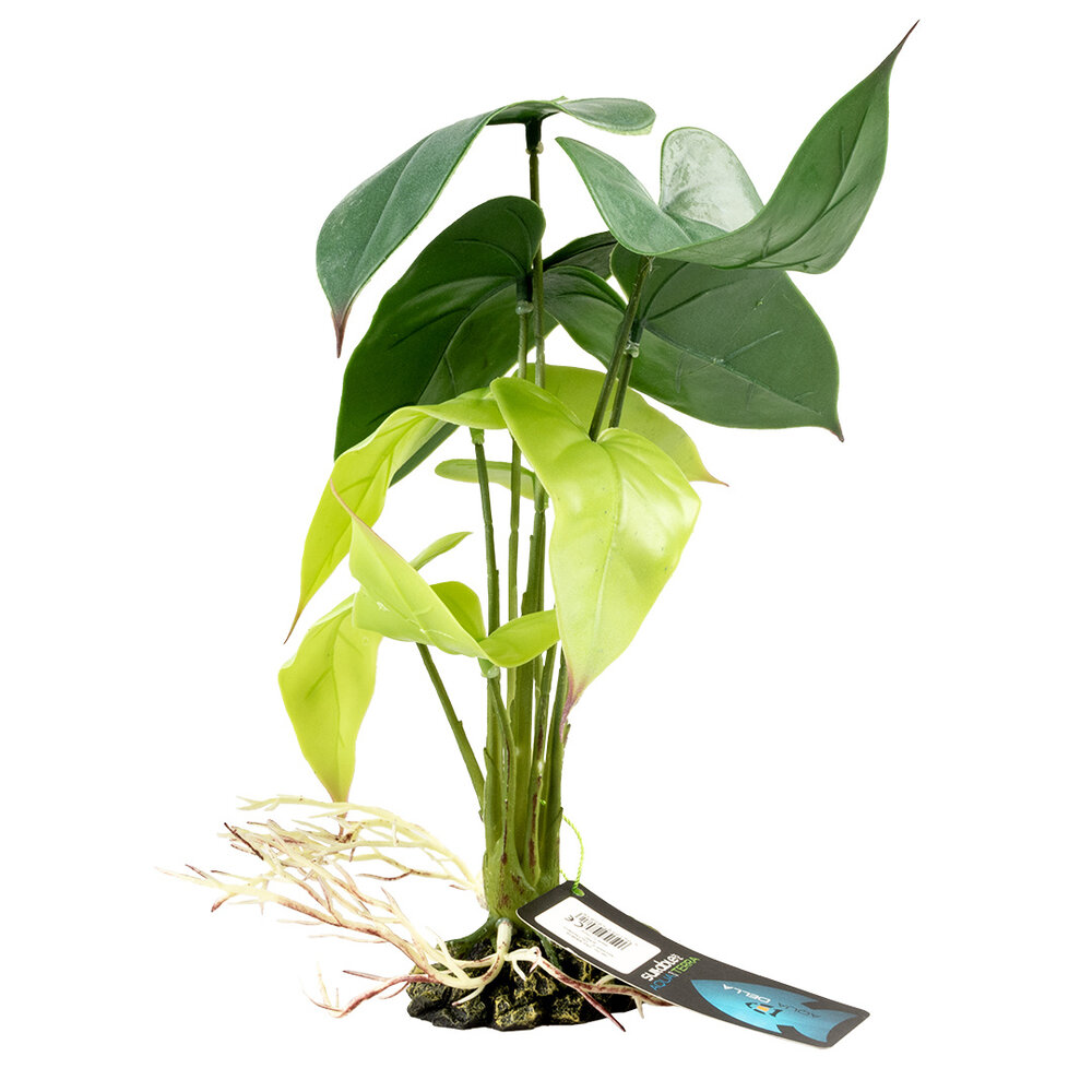 Terra Della Terrarium Kunstplant Alocasia groen