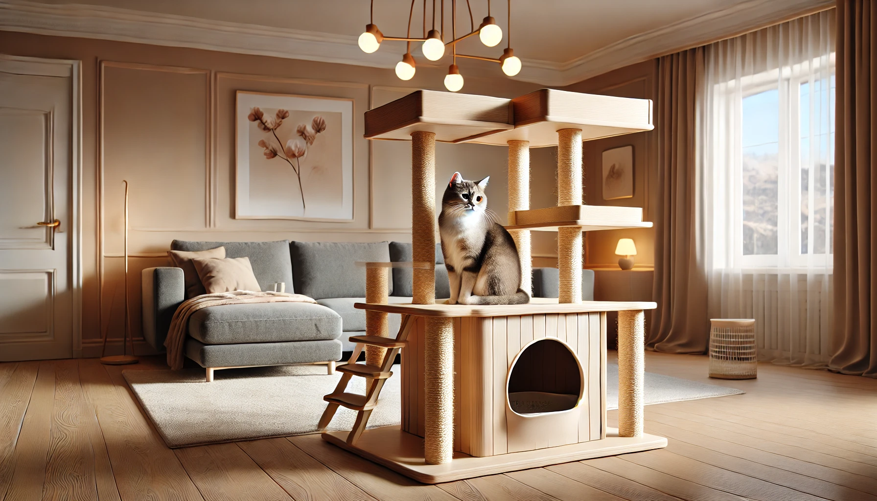 Design krabpalen: stijlvolle opties voor moderne interieurs