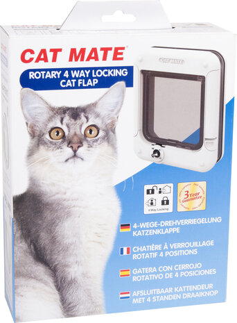 Petmate Kattenluik Cat Mate wit Petmate Kattenluik Cat Mate wit