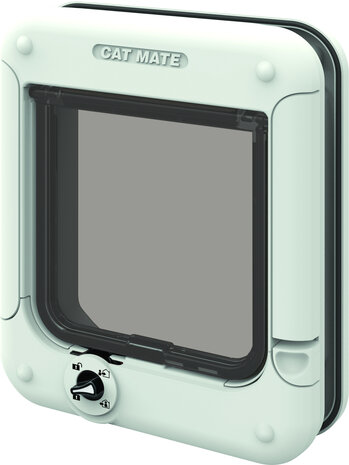 Petmate Kattenluik Cat Mate wit Petmate Kattenluik Cat Mate wit