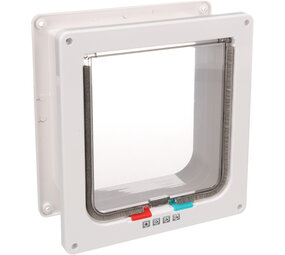 Flamingo Kattenluik Groot met Tunnel 4 standen wit