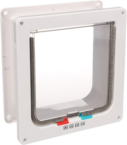 Flamingo Kattenluik Groot met Tunnel 4 standen wit