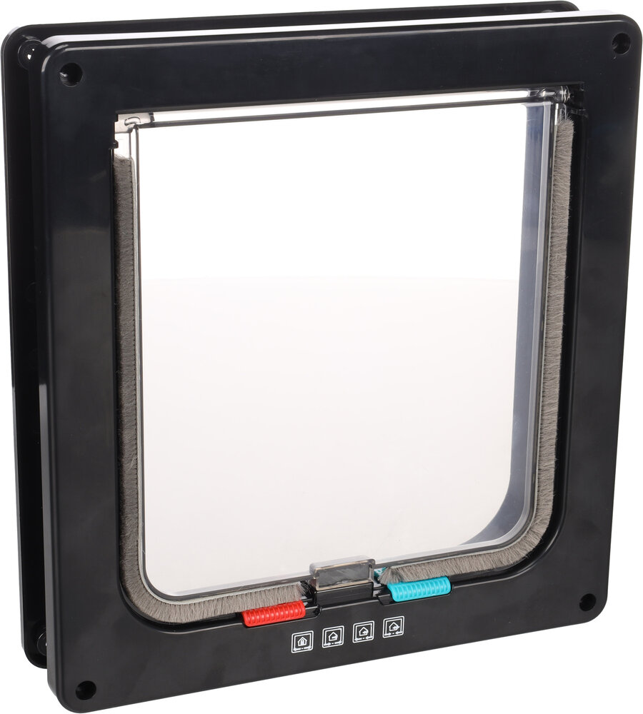 Flamingo Kattenluik Groot  4 standen Vego zwart Flamingo Kattenluik Groot  4 standen Vego zwart