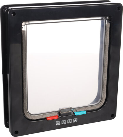 Flamingo Kattenluik Groot  4 standen Vego zwart Flamingo Kattenluik Groot  4 standen Vego zwart