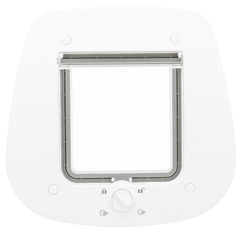 Trixie Trixie Kattenluik voor Enkel Glas 4-weg wit