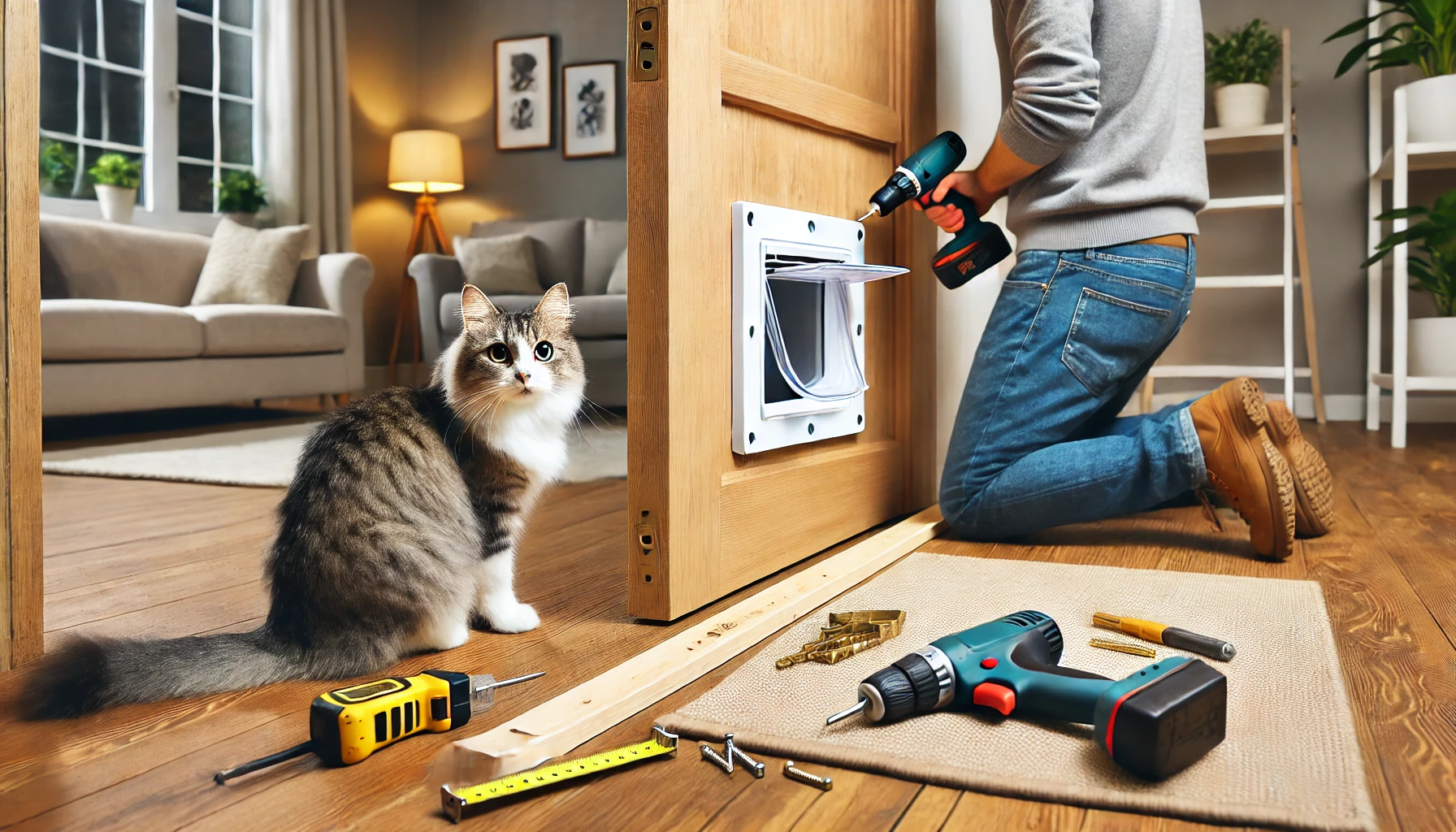 Kattenluik installeren: stap-voor-stap handleiding