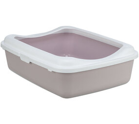 Trixie Open Kattenbak Lila/wit Trixie Open Kattenbak Lila/wit