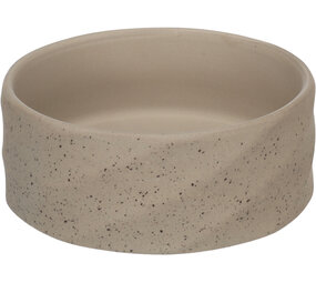 Flamingo Eet -en Drinkpot Hasel grijs