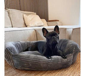 Wallace & Jones Hondenmand Cordo donkergrijs Wallace & Jones Hondenmand Cordo donkergrijs