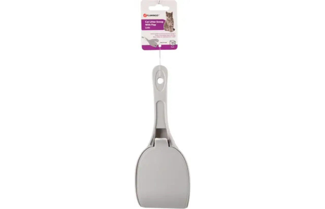 Flamingo Kattenbakschep Lido grijs