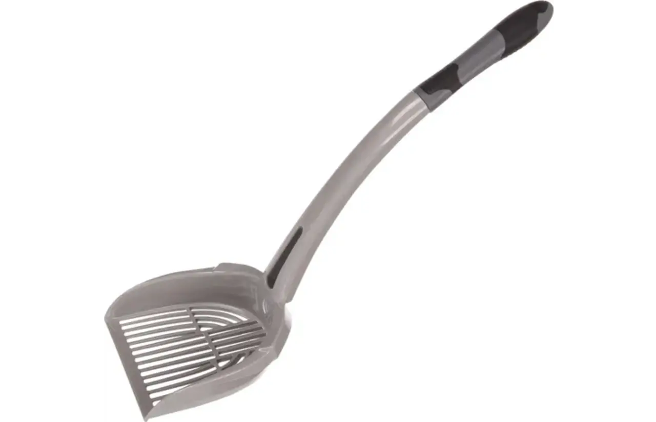 Flamingo Kattenbakschep Sahara grijs/zwart Flamingo Kattenbakschep Sahara grijs/zwart