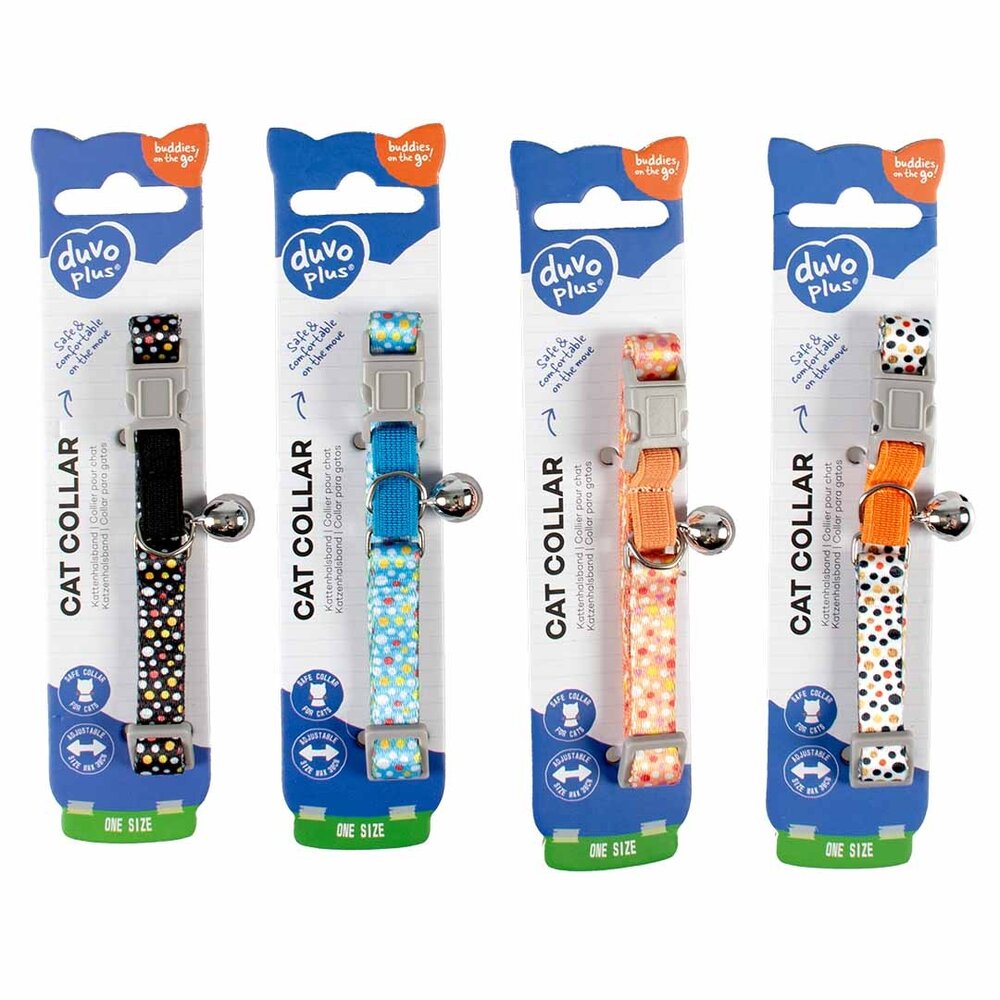 Duvo+ Kattenhalsband Kleurrijke Bollen Duvo+ Kattenhalsband Kleurrijke Bollen