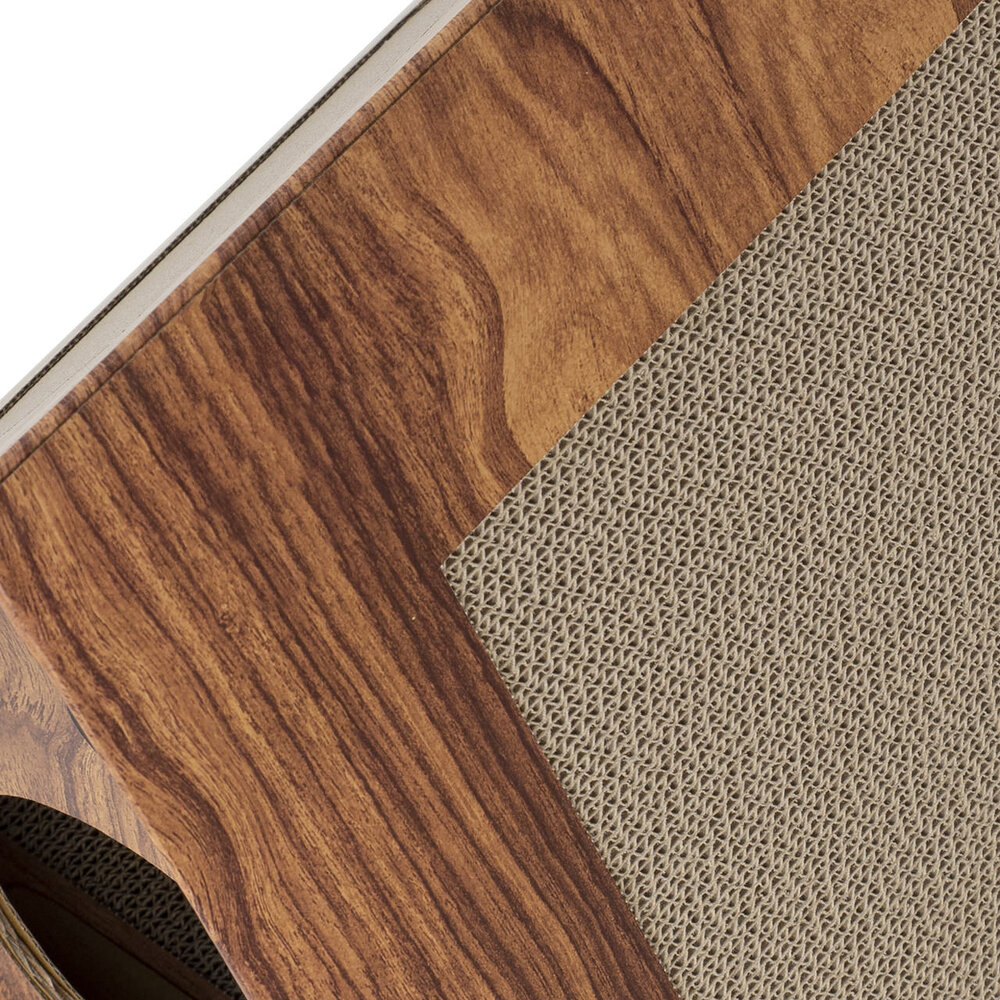 CanadianCat Company Krabmeubel Triangle House Walnoot bruin CanadianCat Company Krabmeubel Triangle House Walnoot bruin