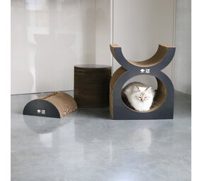 I Love Happy Cats Krabkarton Faye bruin/zwart 3 stuks