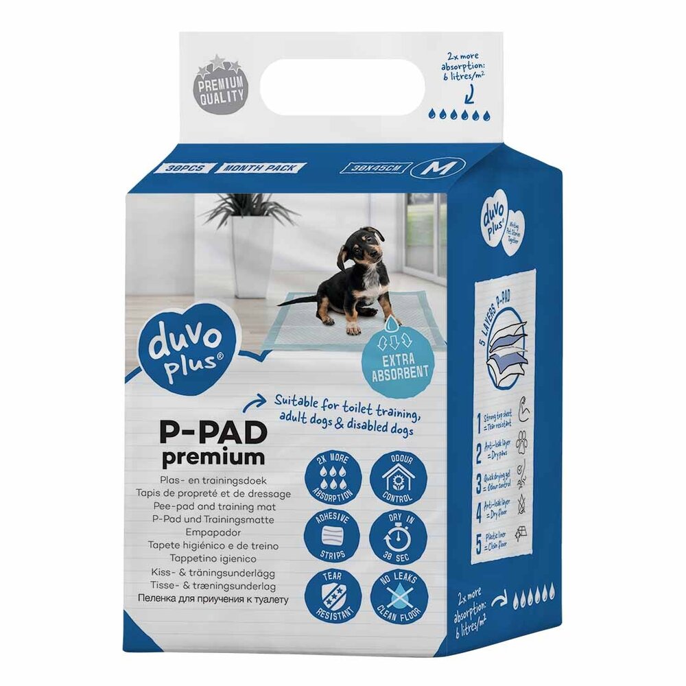 Duvo+ Puppy Pads Premium - 30 stuks (30 x 45 cm)