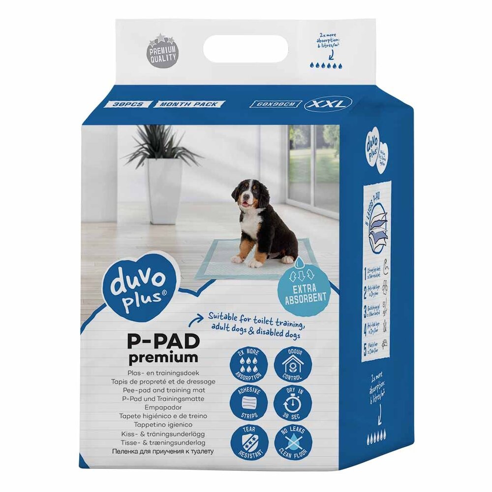 Duvo+ Puppy Pads Premium - 30 stuks (60 x 90 cm)