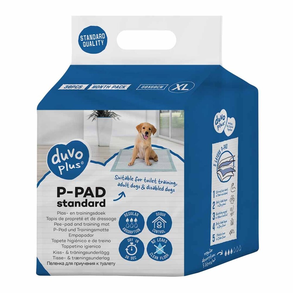 Duvo+ Puppy Pads Basic - 30 stuks (60 x 60 cm)