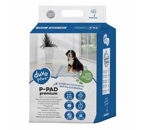 Duvo+ Puppy Pads Groene Theegeur - 30 stuks (60 x 90 cm) Duvo+ Puppy Pads Groene Theegeur - 30 stuks (60 x 90 cm)